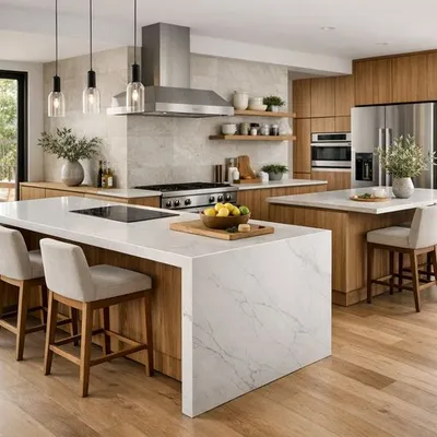 Ilha ou península na cozinha: medidas, circulação e custos sem erro (guia 2026)