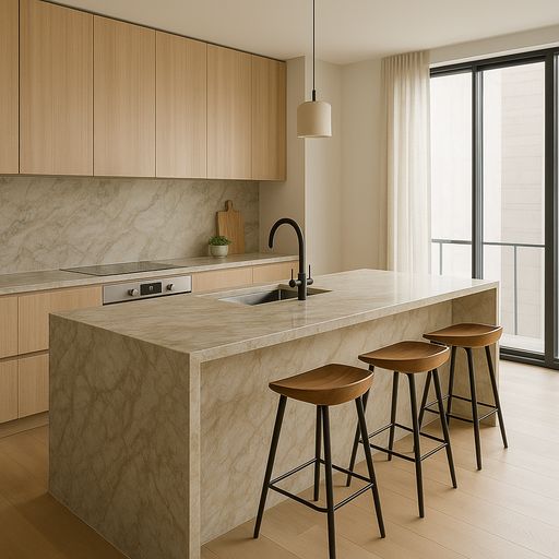 Quartzito brasileiro na cozinha: como especificar, selar e manter sem estresse