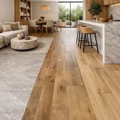 Paginação de piso: o guia definitivo para um acabamento de projeto assinado (porcelanato, vinílico e laminado)