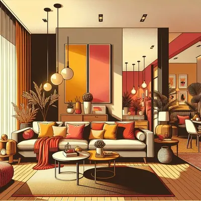 Cores Quentes em Ambientes: Crie Impacto e Aconchego