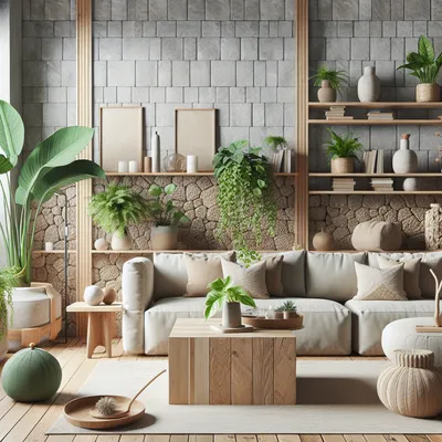 Como Usar Elementos Naturais na Decoração: Madeira, Pedra e Plantas