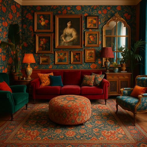 Como Criar Ambientes com Estilo Maximalista em 2025: O Guia Completo para Uma Decoração Marcante