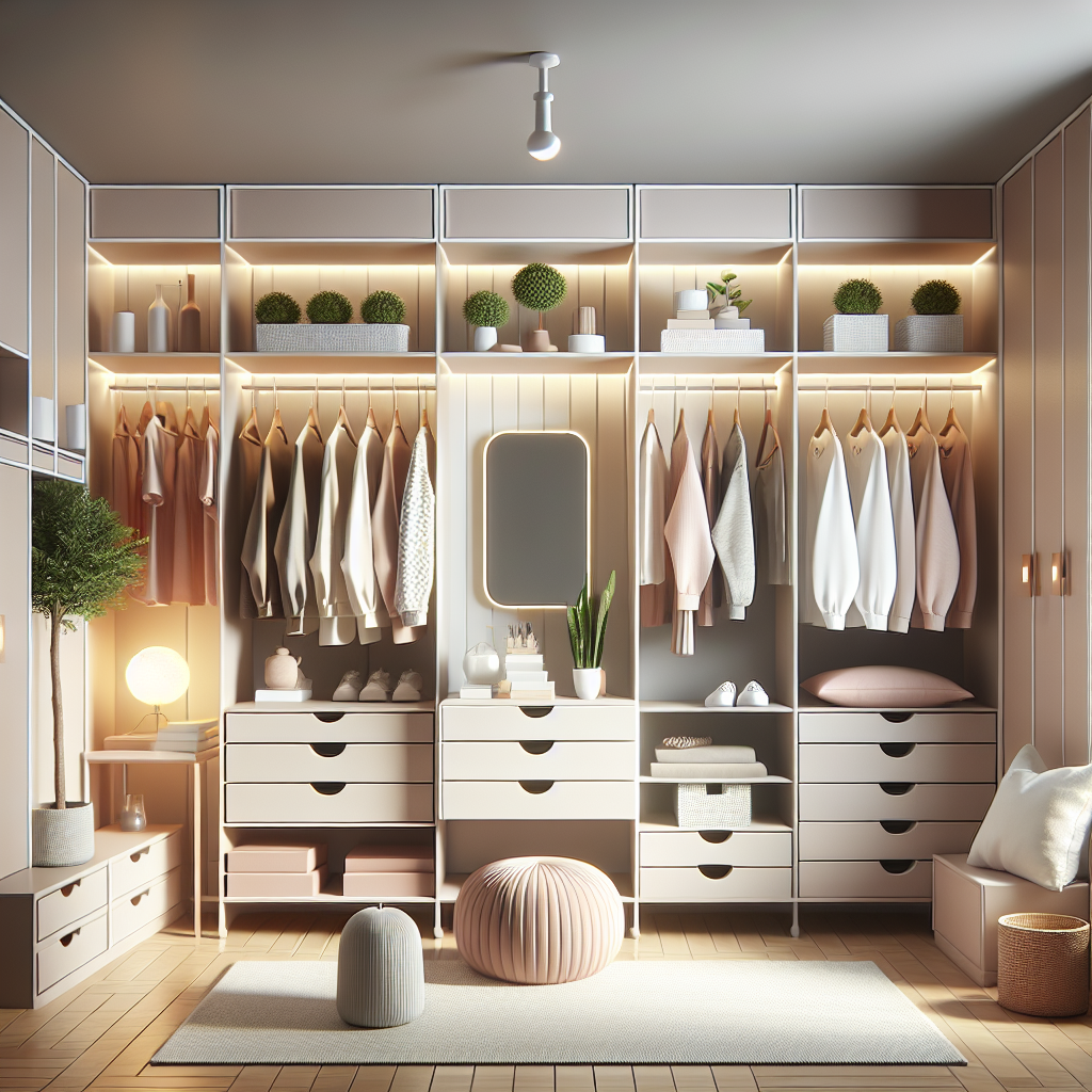 Como Decorar um Closet: Dicas para Organizar e Estilizar o Seu Espaço