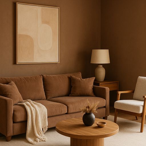 Tendências de Cores para 2025: Como Usar o Mocha Mousse na Decoração