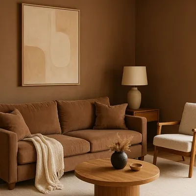 Tendências de Cores para 2025: Como Usar o Mocha Mousse na Decoração