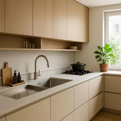 Calha úmida na cozinha: organização e bancada sempre livre