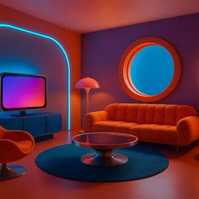 Como Criar Ambientes com Estilo Retrofuturista: Dicas e Inspirações