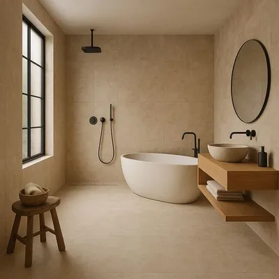 Banheiro Wet Room: tendência spa e piso contínuo em 2025